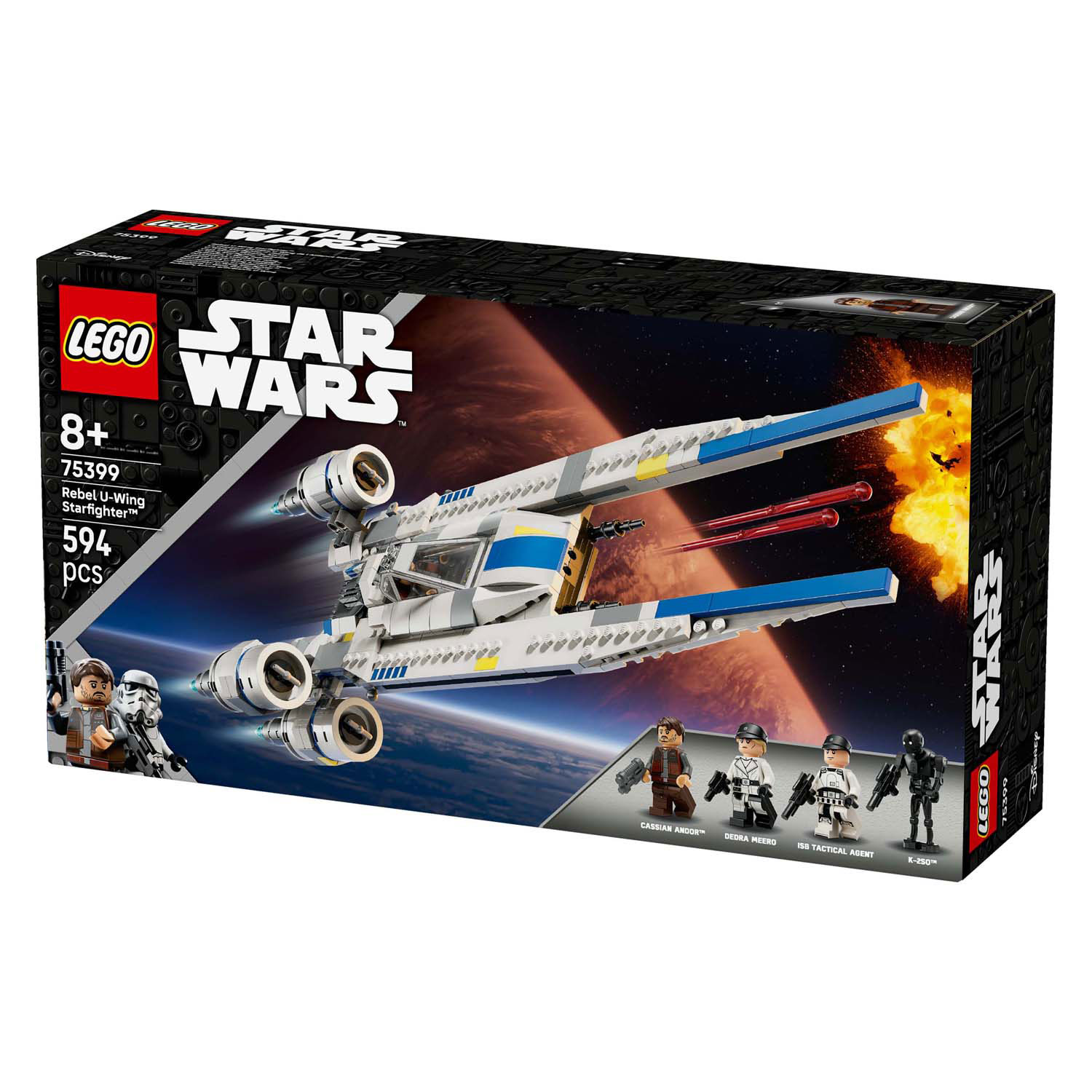 LEGO Star Wars 75399 Andor Rebel U-Wint Starfighter Ruimteschip