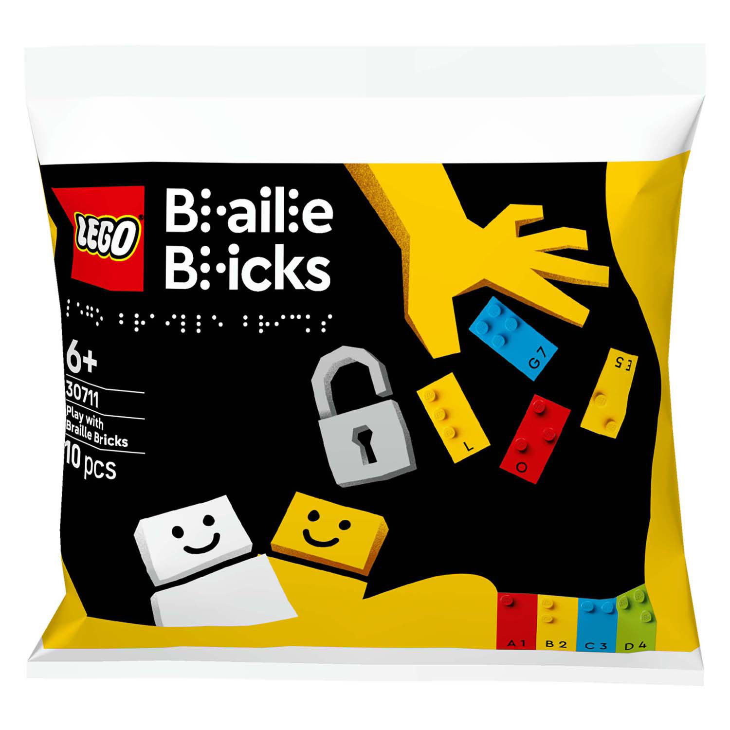 LEGO Briques Braille 30711 Jouer avec des briques Braille