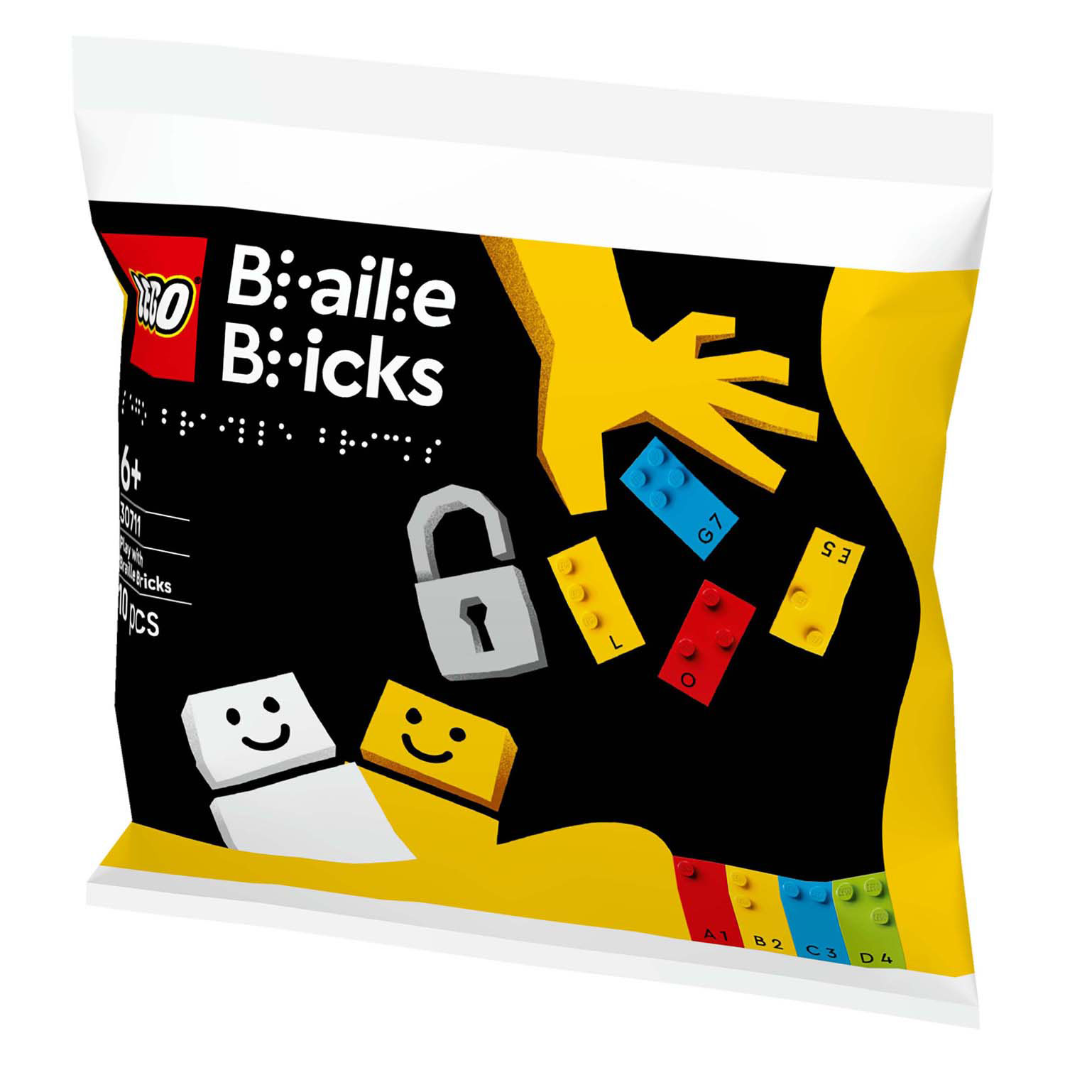 LEGO Briques Braille 30711 Jouer avec des briques Braille