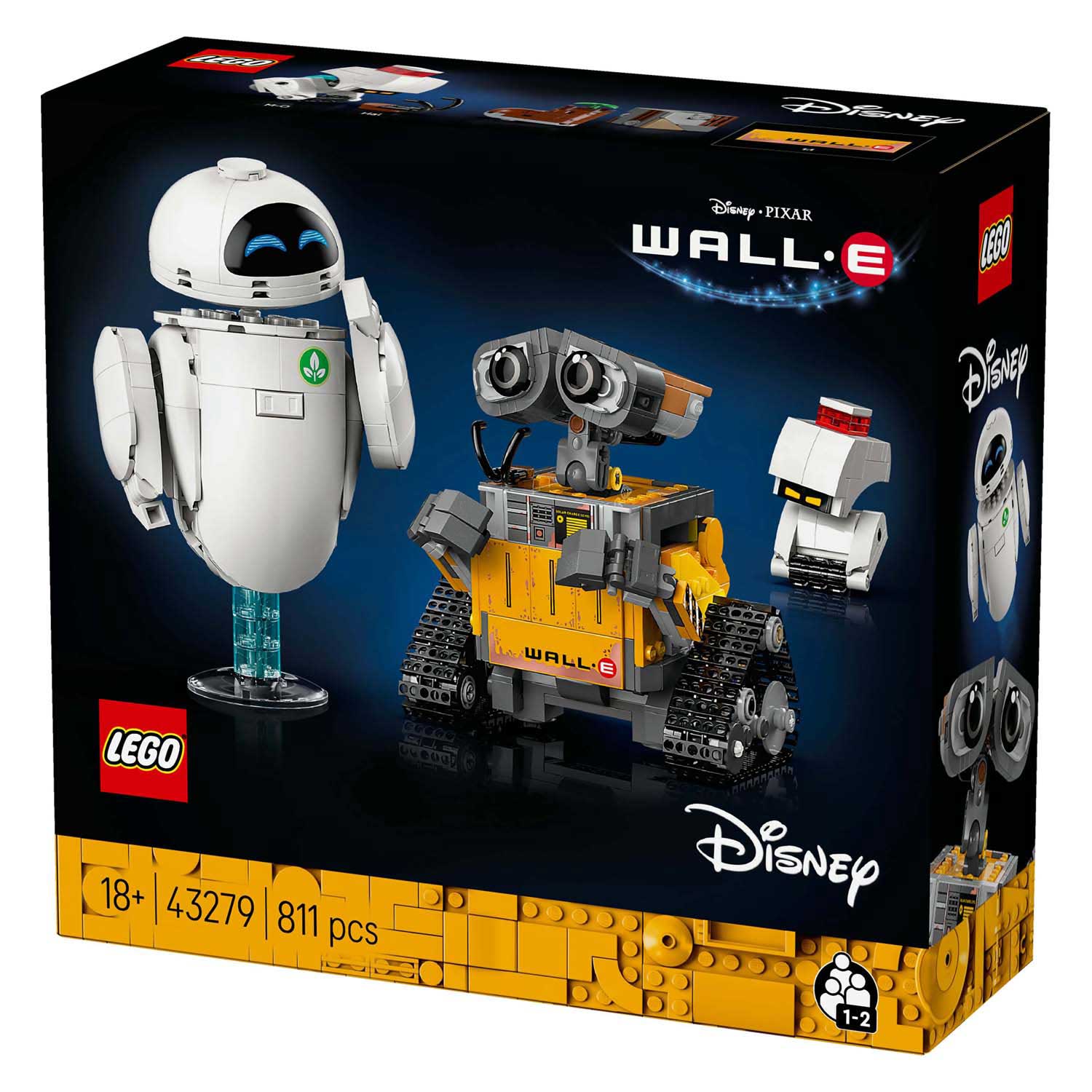 LEGO Disney 43279 Pixar WALL-E en EVE