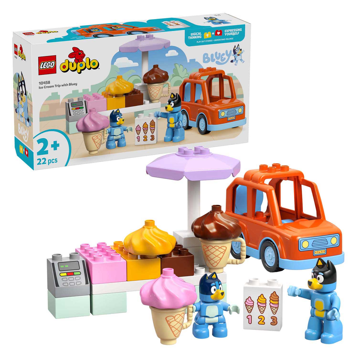 LEGO Duplo 10458 Eis essen mit Bluey