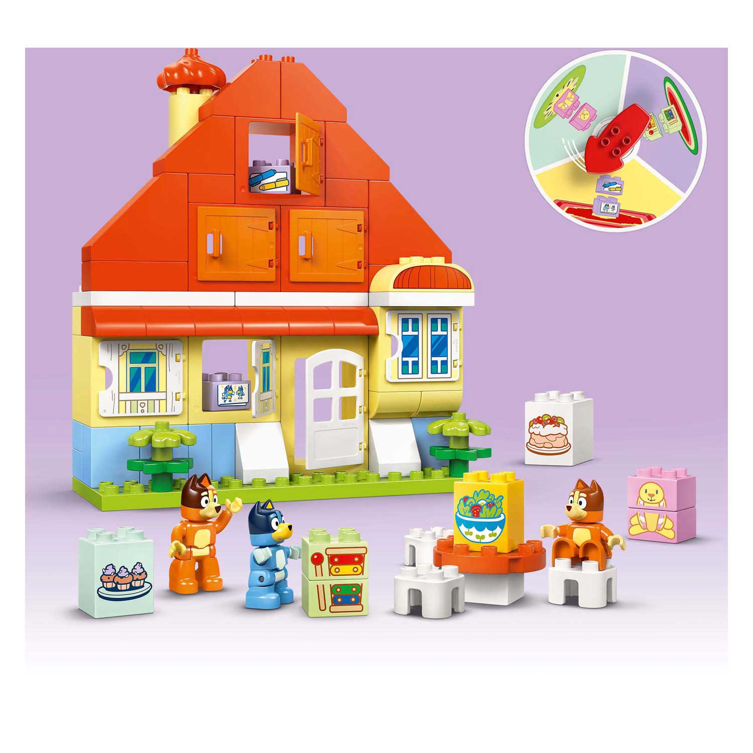 LEGO DUPLO 10459 Huis van Bluey en haar Familie met Geheugenspel