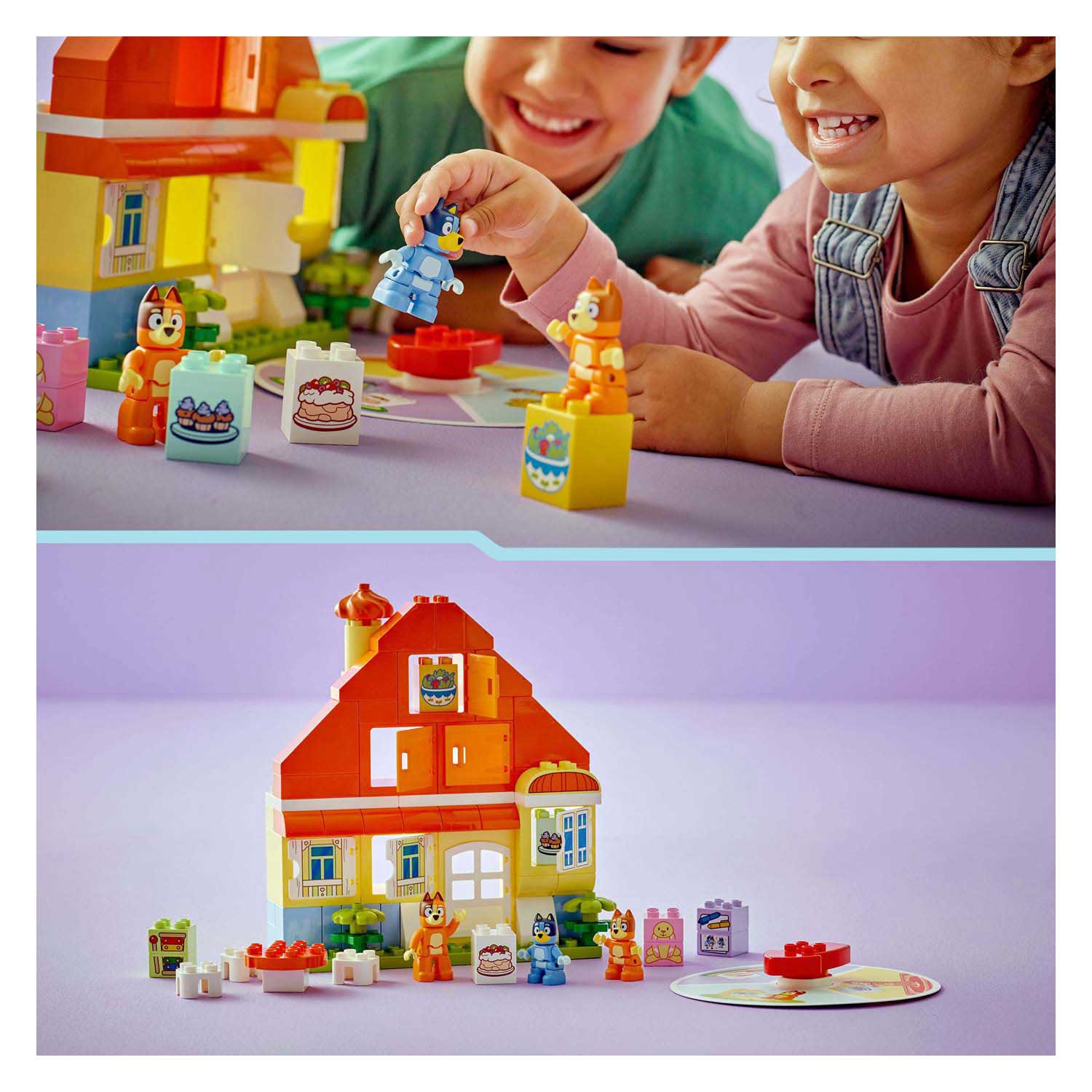 LEGO DUPLO 10459 Huis van Bluey en haar Familie met Geheugenspel
