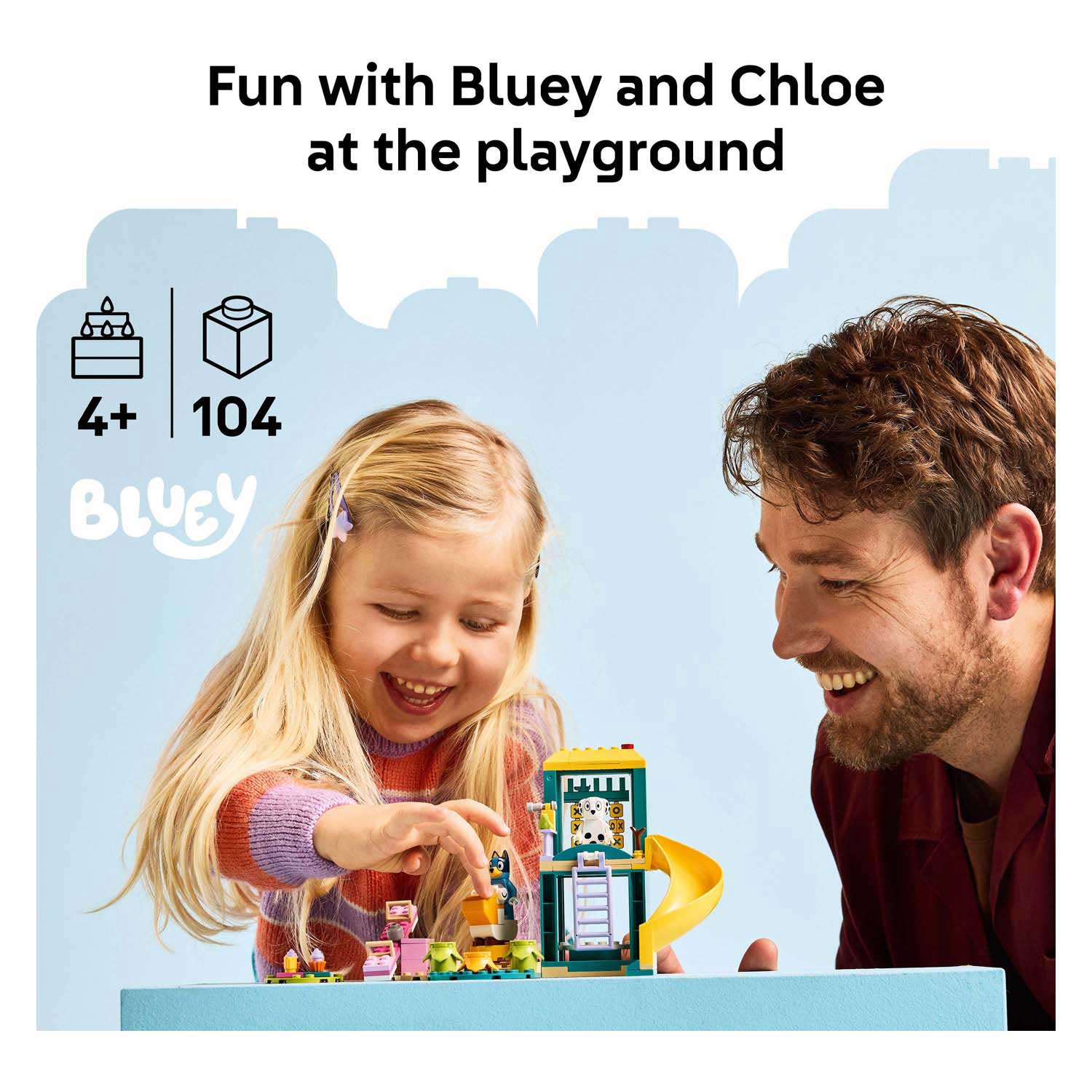 LEGO Duplo 11201 Bluey und Chloe auf dem Spielplatz