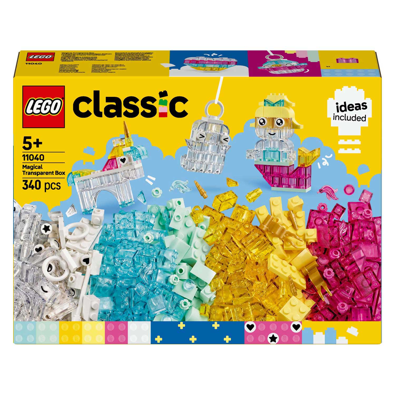 LEGO Classic 11040 Boîte transparente magique