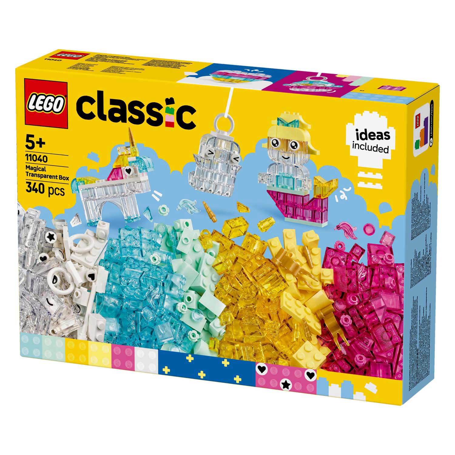 LEGO Classic 11040 Boîte transparente magique
