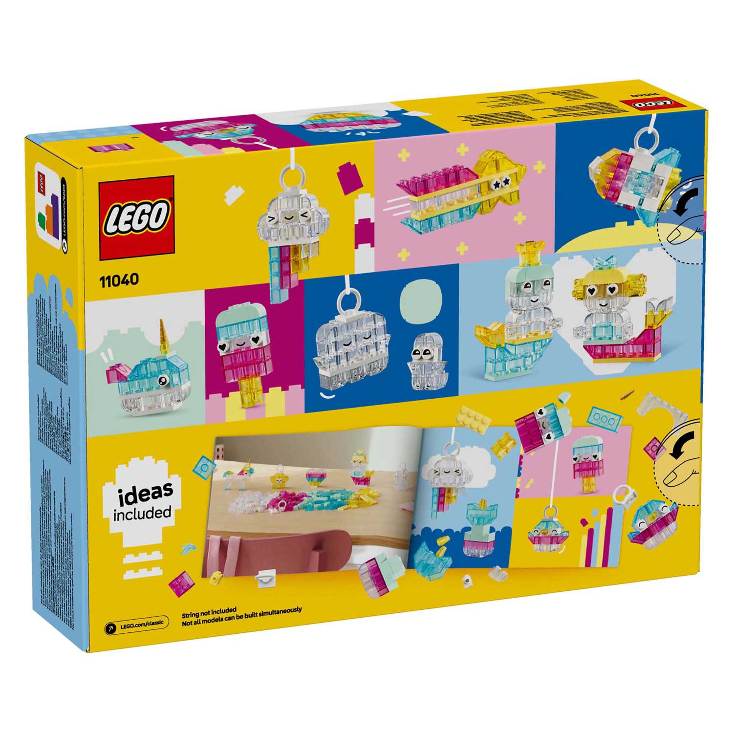 LEGO Classic 11040 Boîte transparente magique