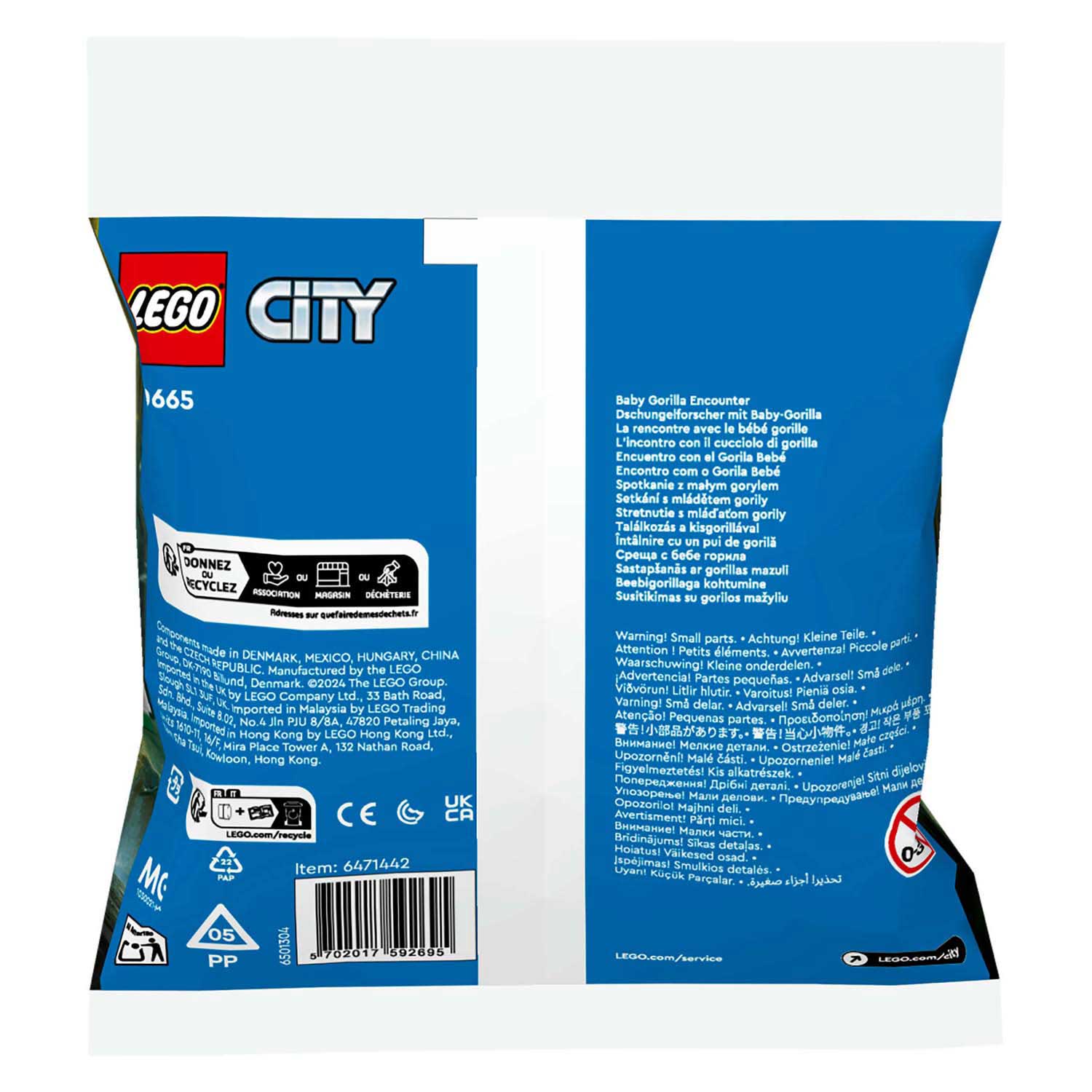 LEGO City 30665 Rencontre avec un bébé gorille