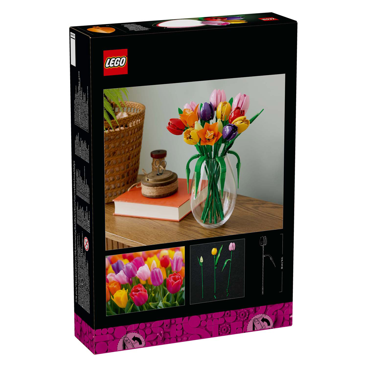 LEGO Botanicals 11501 Bouquet de tulipes Décoration florale