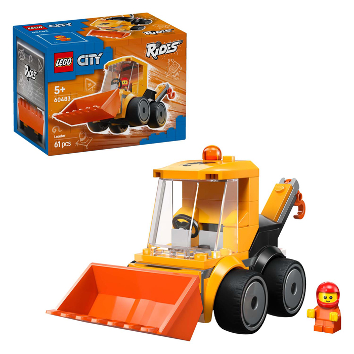 LEGO City 60483 Véhicules Chargeuse de chantier