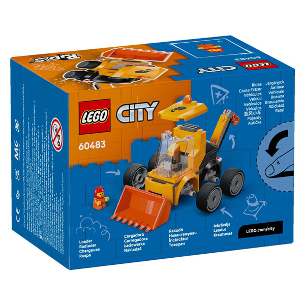 LEGO City 60483 Véhicules Chargeuse de chantier