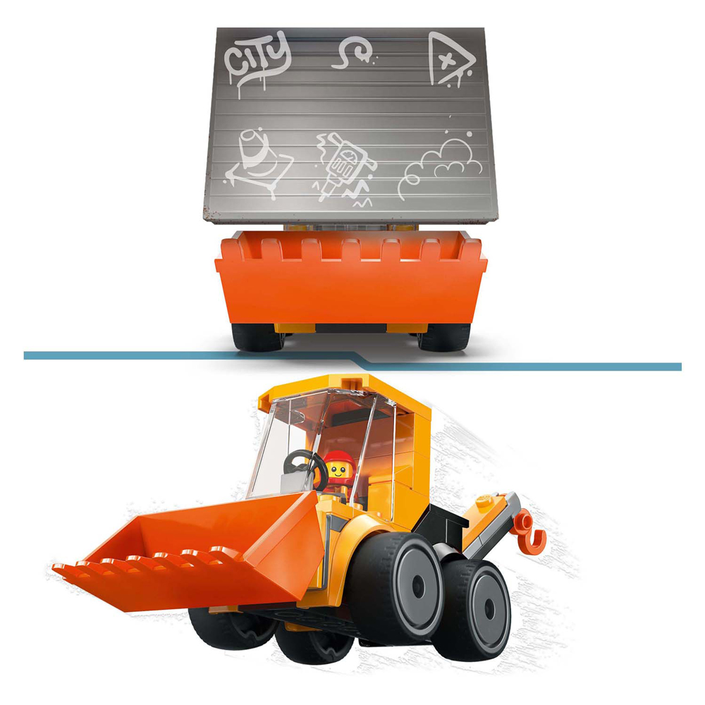 LEGO City 60483 Véhicules Chargeuse de chantier