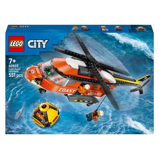 LEGO City 60503 Hélicoptère des garde-côtes