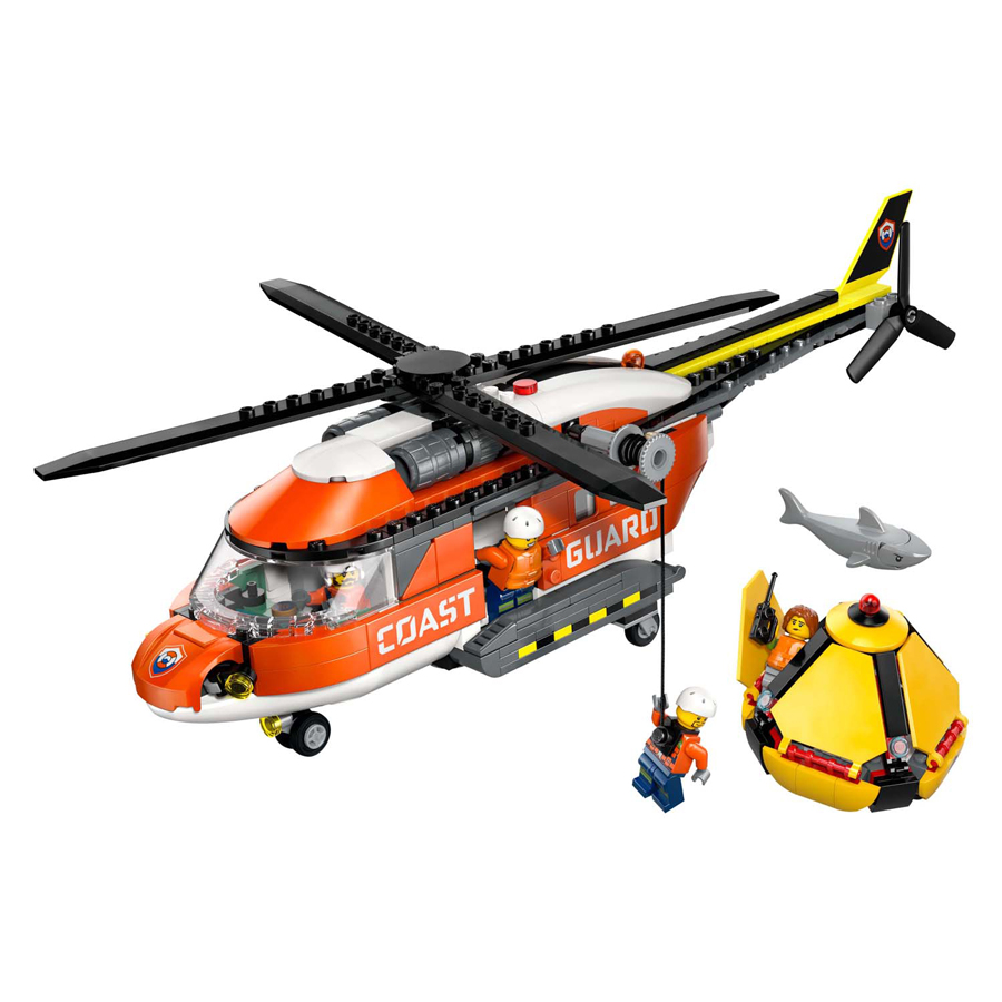 LEGO City 60503 Hélicoptère des garde-côtes