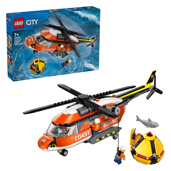LEGO City 60503 Hélicoptère des garde-côtes