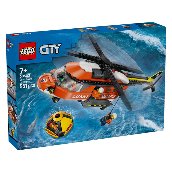 LEGO City 60503 Hélicoptère des garde-côtes