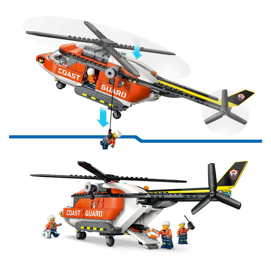 LEGO City 60503 Hélicoptère des garde-côtes