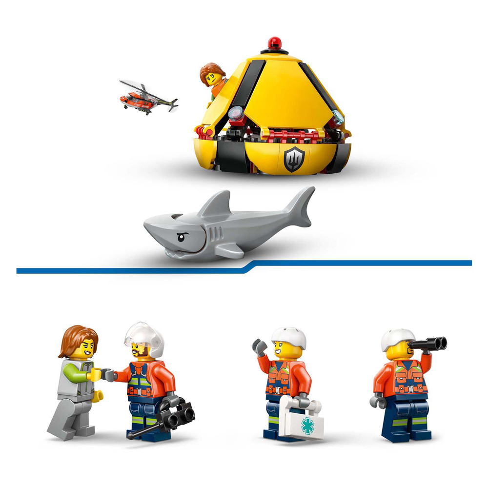 LEGO City 60503 Hélicoptère des garde-côtes