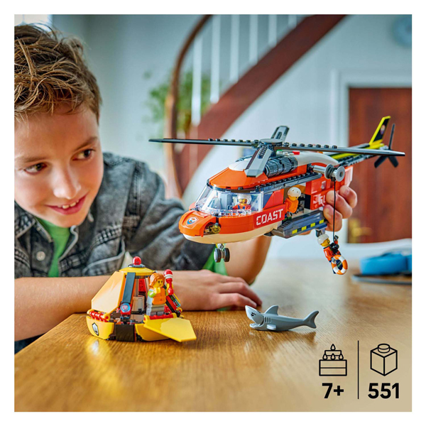 LEGO City 60503 Hélicoptère des garde-côtes