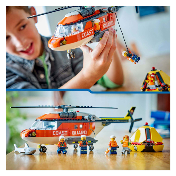 LEGO City 60503 Hélicoptère des garde-côtes
