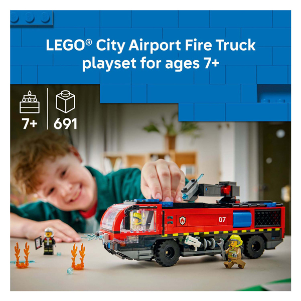 Camion de pompiers de l'aéroport LEGO City 60499