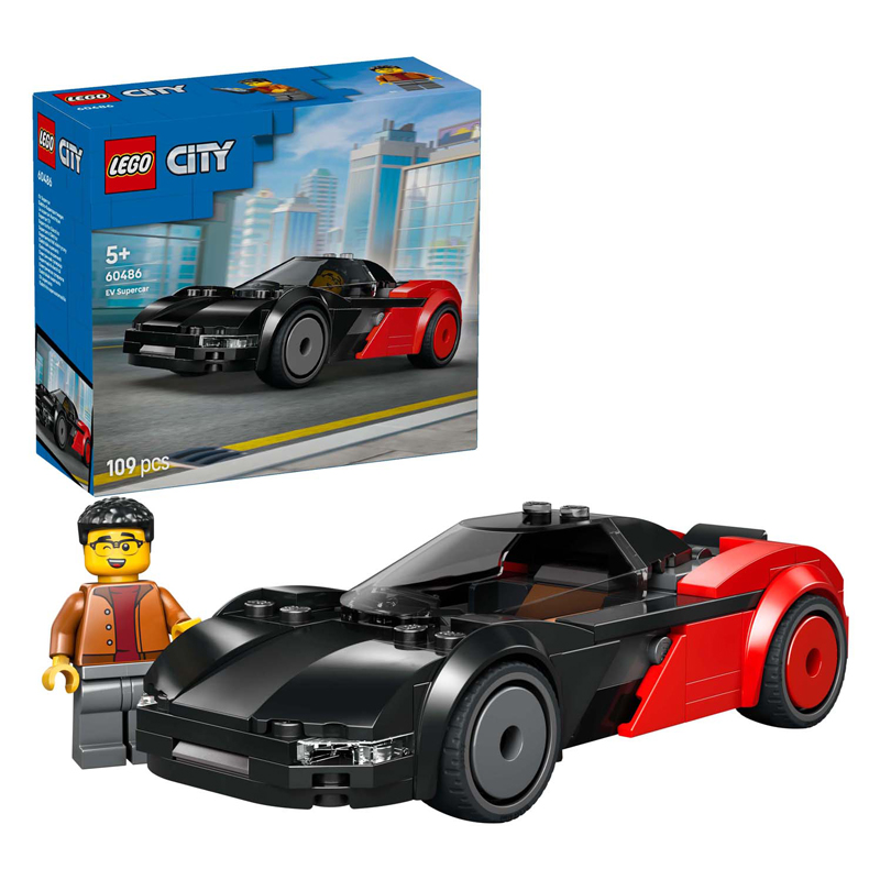 LEGO City 60486 Supercar électrique