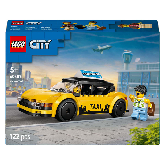 LEGO City 60487 Taxi jaune