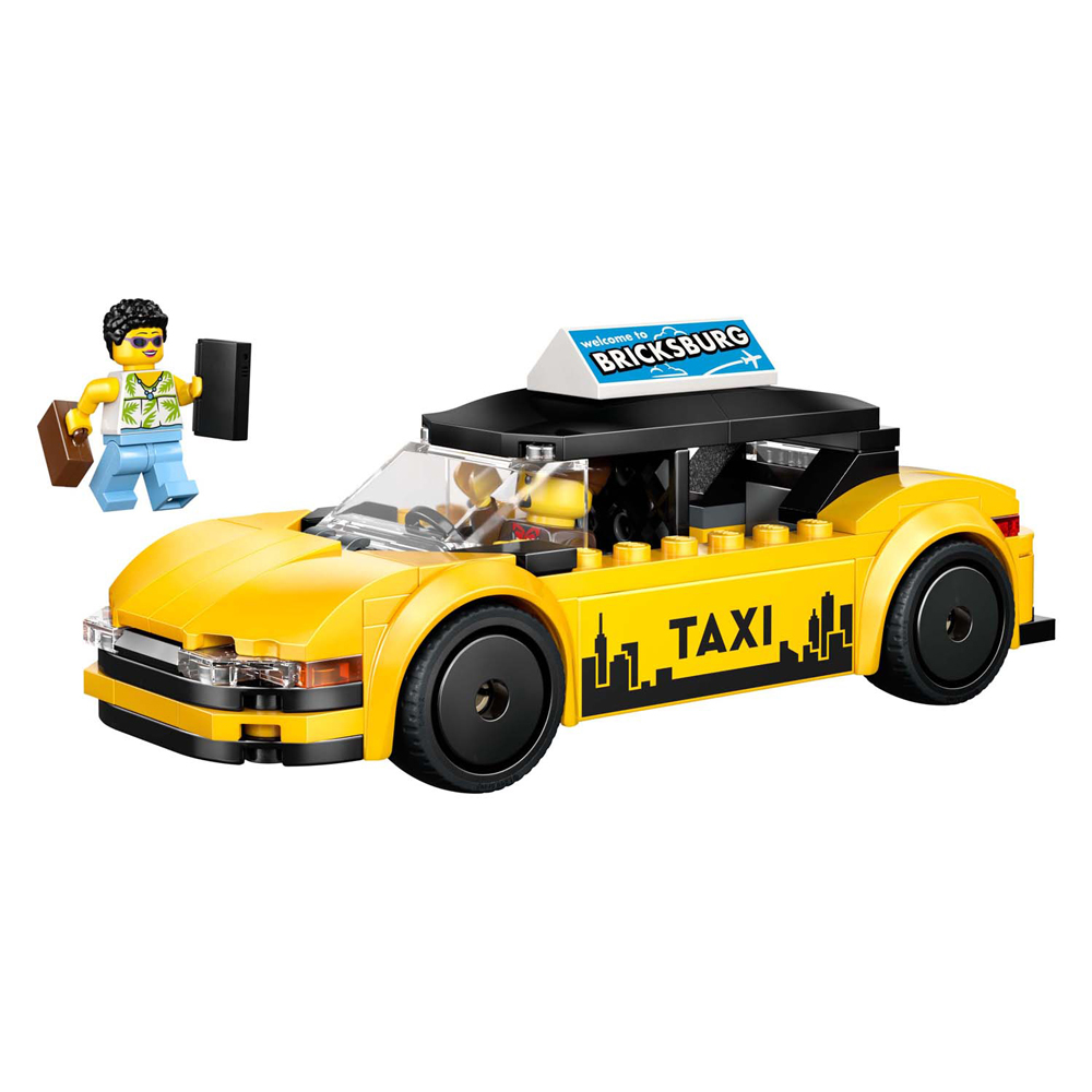 LEGO City 60487 Taxi jaune