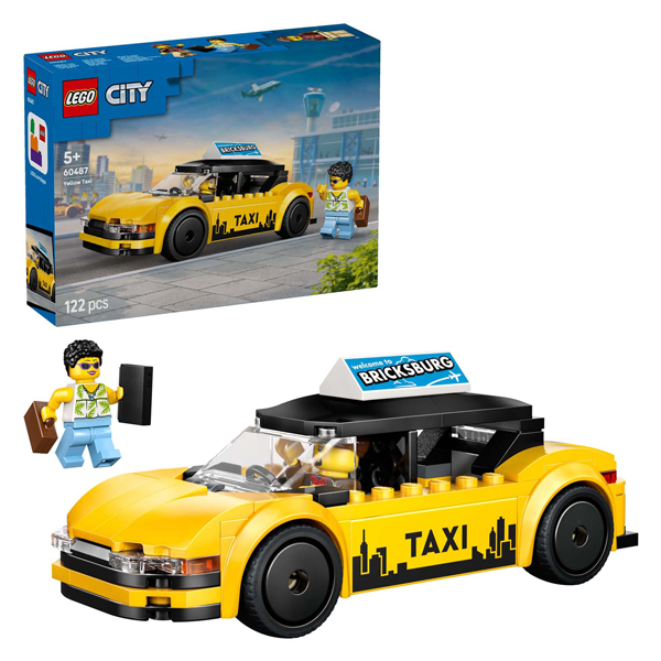 LEGO City 60487 Taxi jaune