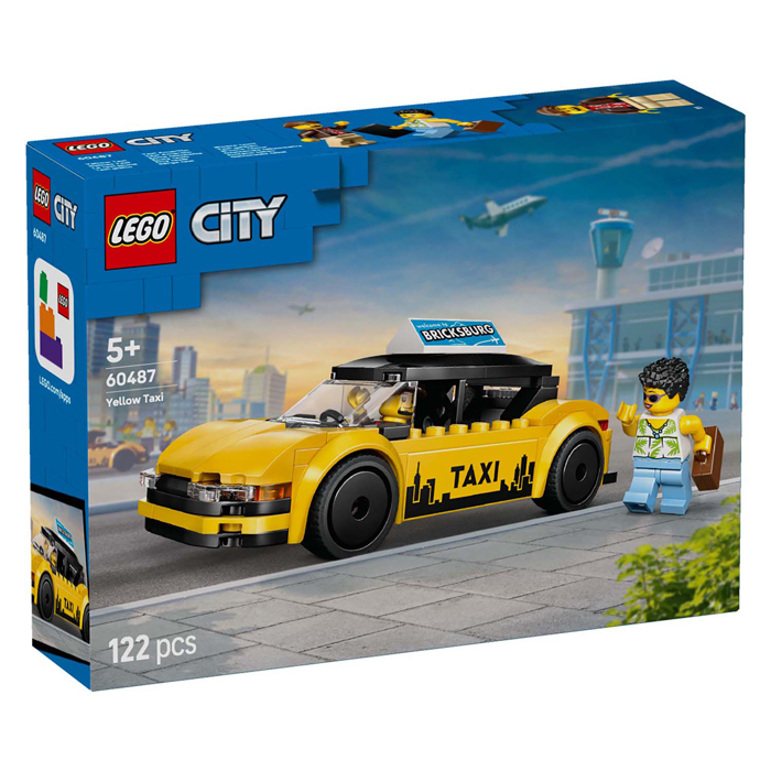 LEGO City 60487 Taxi jaune