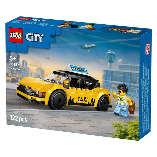 LEGO City 60487 Taxi jaune