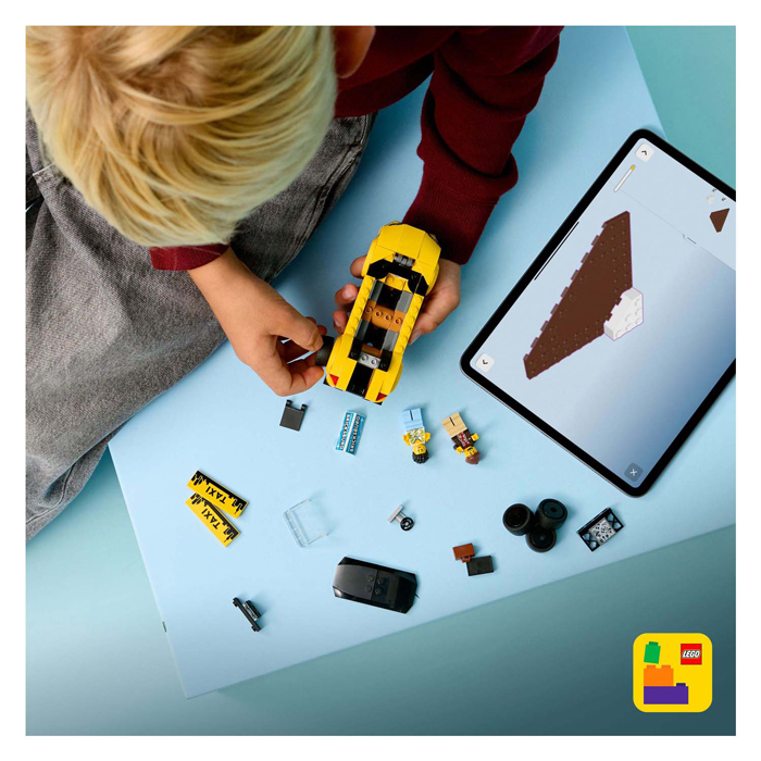 LEGO City 60487 Taxi jaune