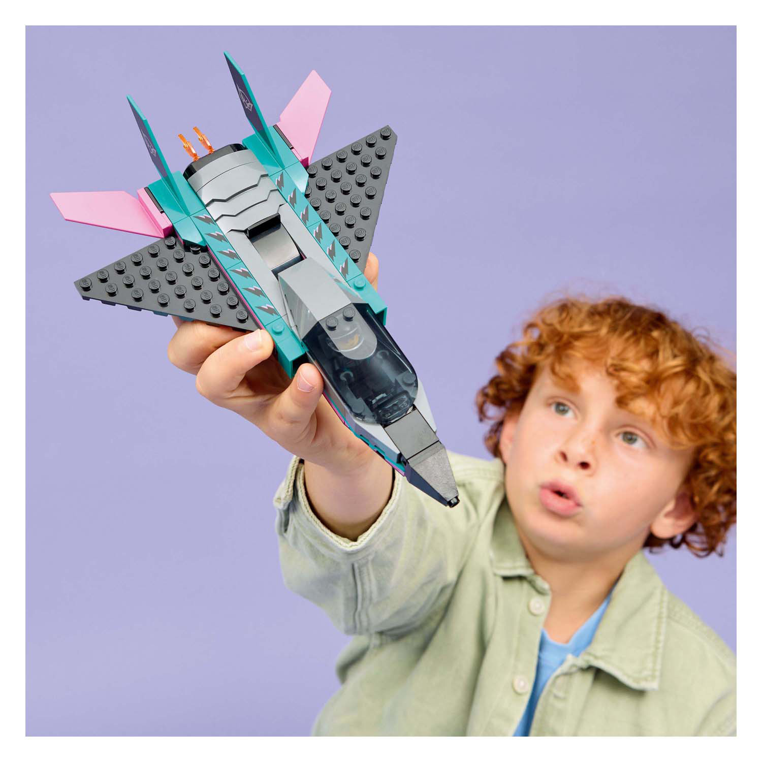 LEGO City 60489 Avion à réaction contre voiture de sport