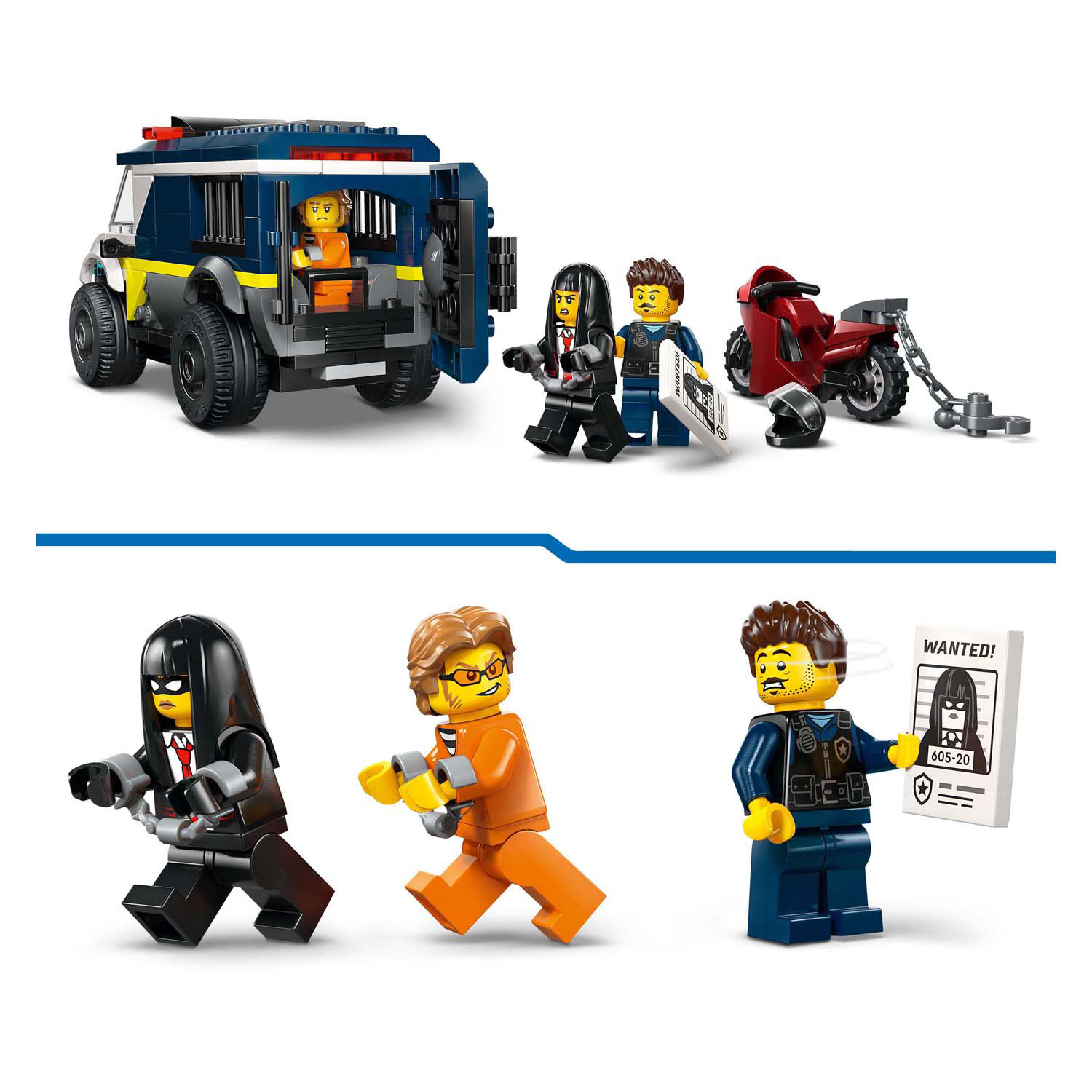 LEGO City 60479 Transport de prisonniers de police