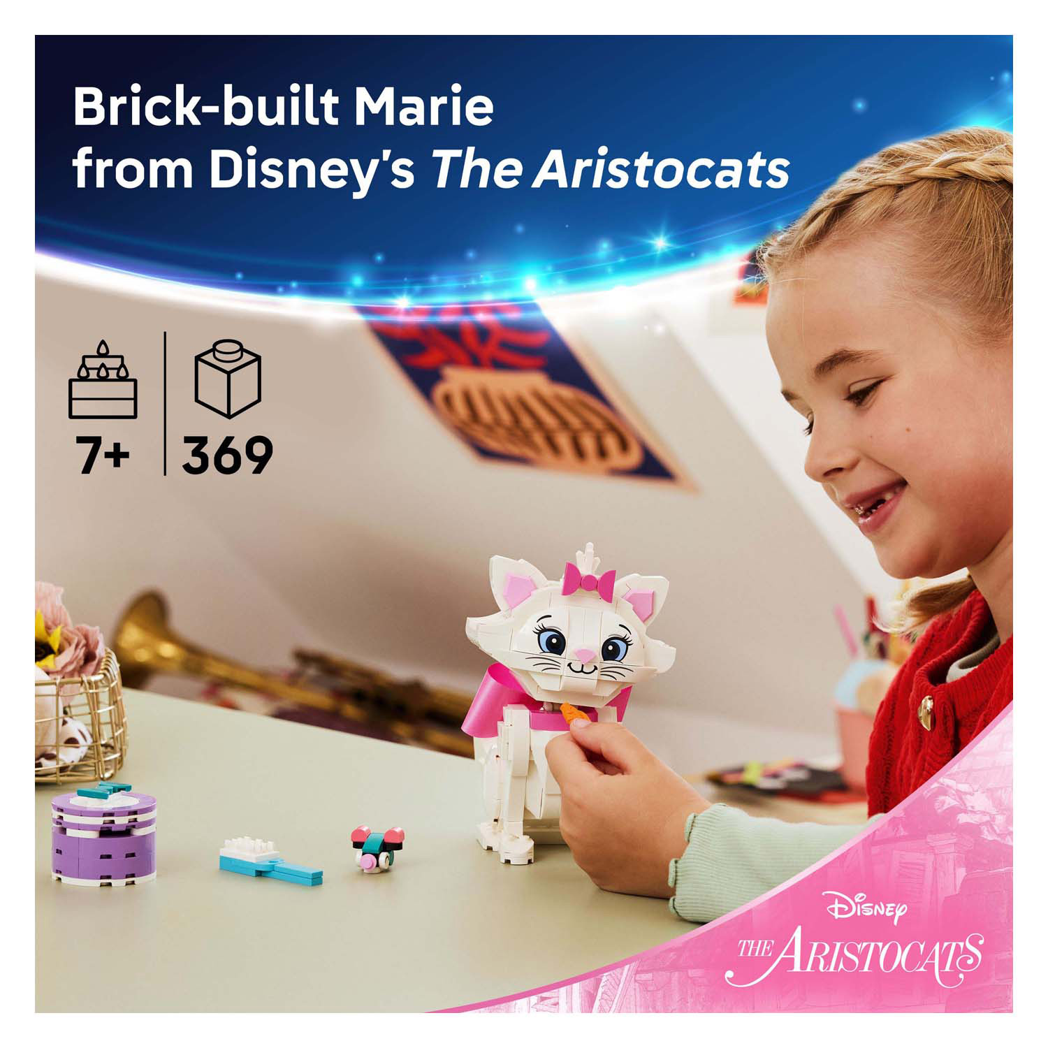 LEGO Disney 43286 Les Aristochats : Marie la mignonne
