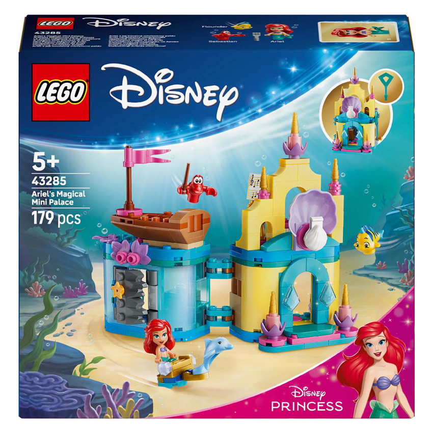 LEGO Disney Princess 43285 Le mini-palais magique d'Ariel