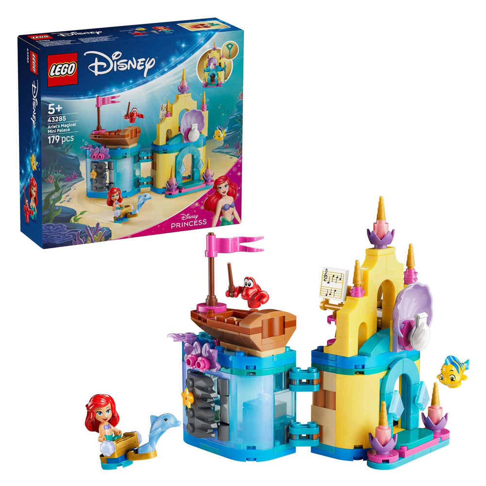 LEGO Disney Princess 43285 Le mini-palais magique d'Ariel