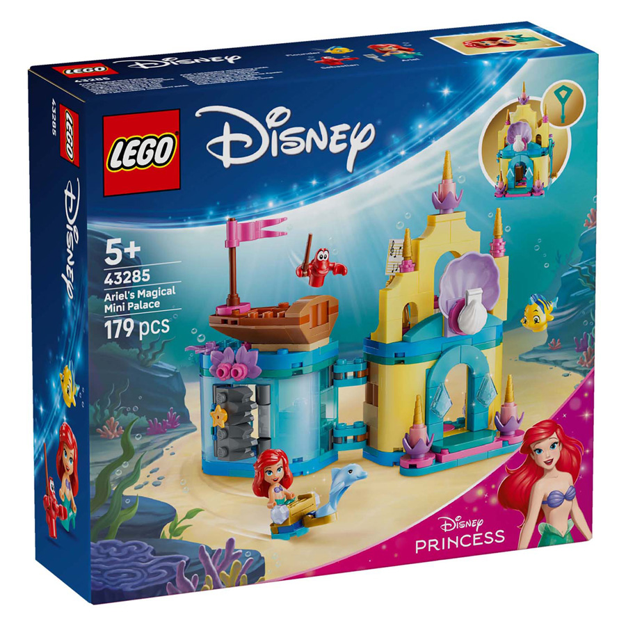 LEGO Disney Princess 43285 Le mini-palais magique d'Ariel