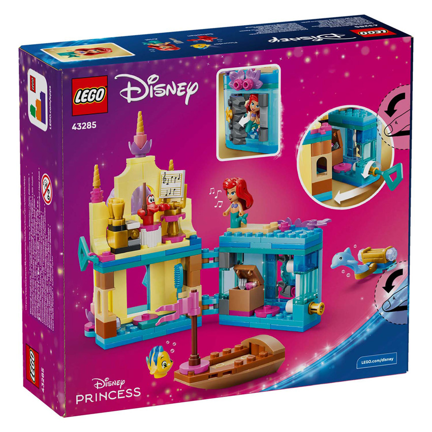 LEGO Disney Princess 43285 Le mini-palais magique d'Ariel