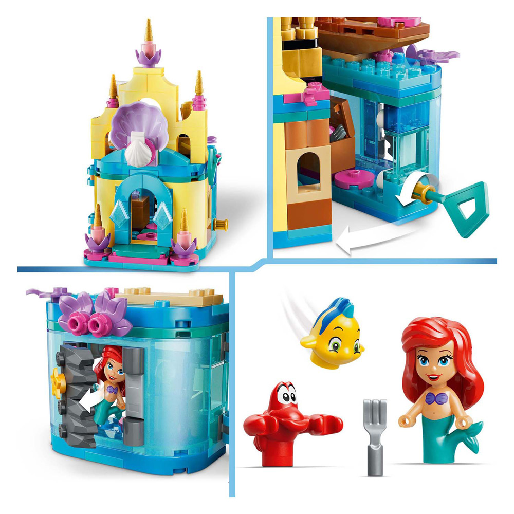 LEGO Disney Princess 43285 Le mini-palais magique d'Ariel