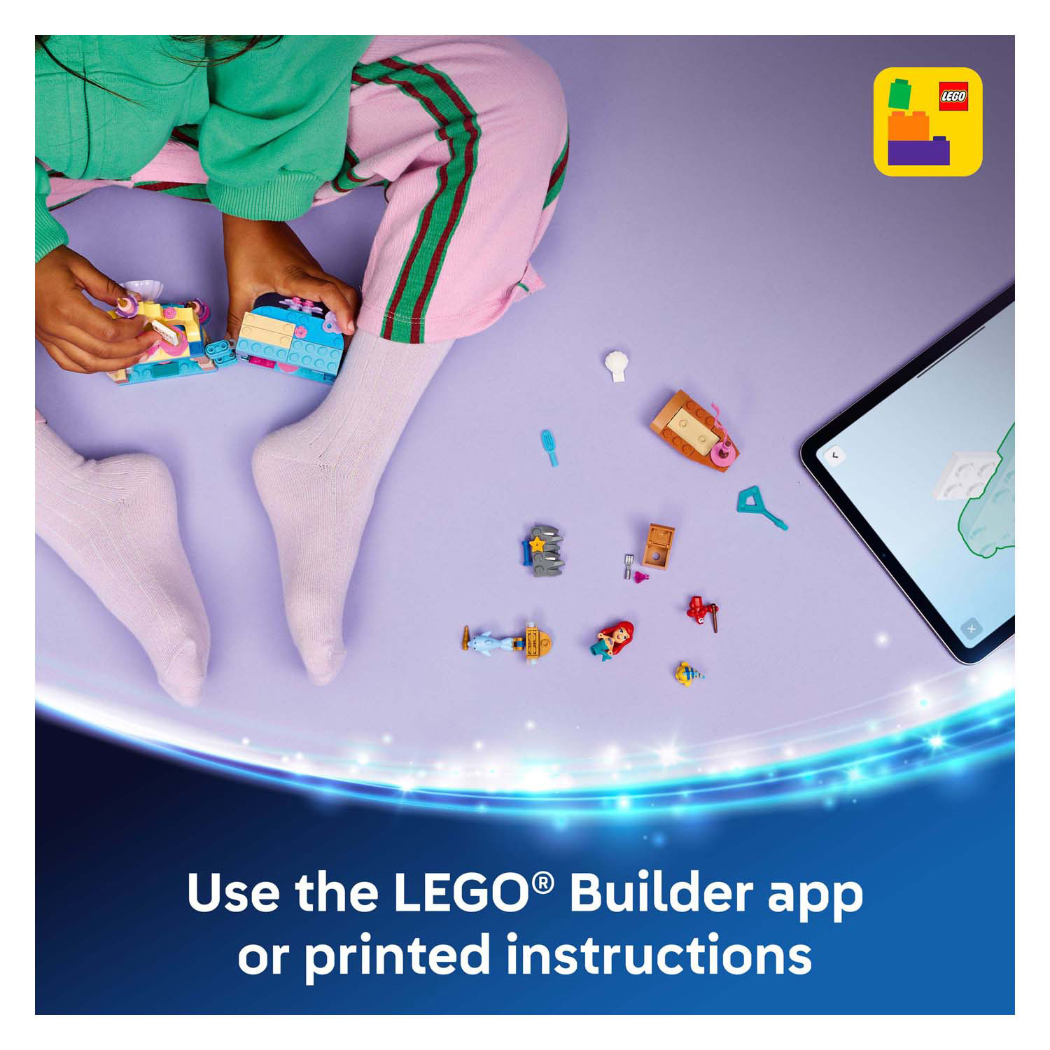 LEGO Disney Princess 43285 Le mini-palais magique d'Ariel