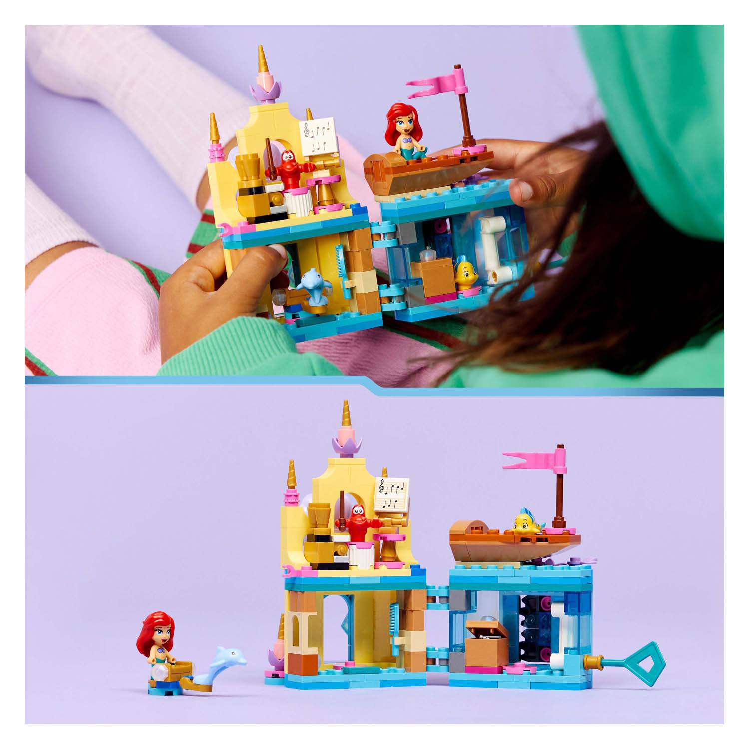 LEGO Disney Princess 43285 Le mini-palais magique d'Ariel