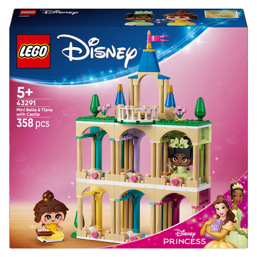 LEGO Disney Princess 43291 Mini Belle et Tiana avec château