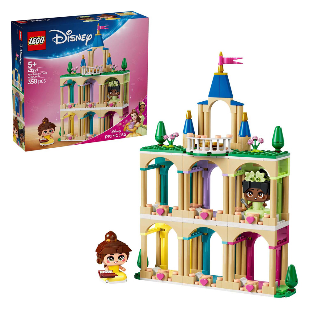LEGO Disney Princess 43291 Mini Belle et Tiana avec château