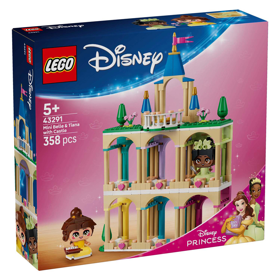LEGO Disney Princess 43291 Mini Belle et Tiana avec château