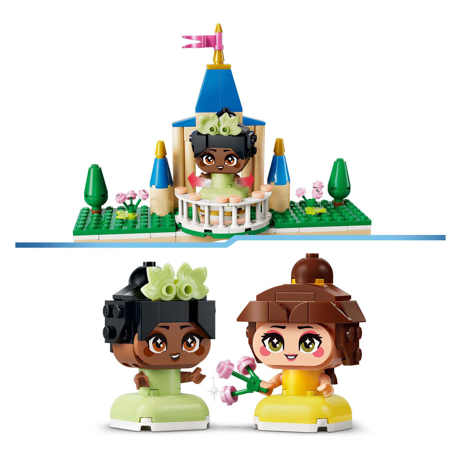 LEGO Disney Princess 43291 Mini Belle et Tiana avec château