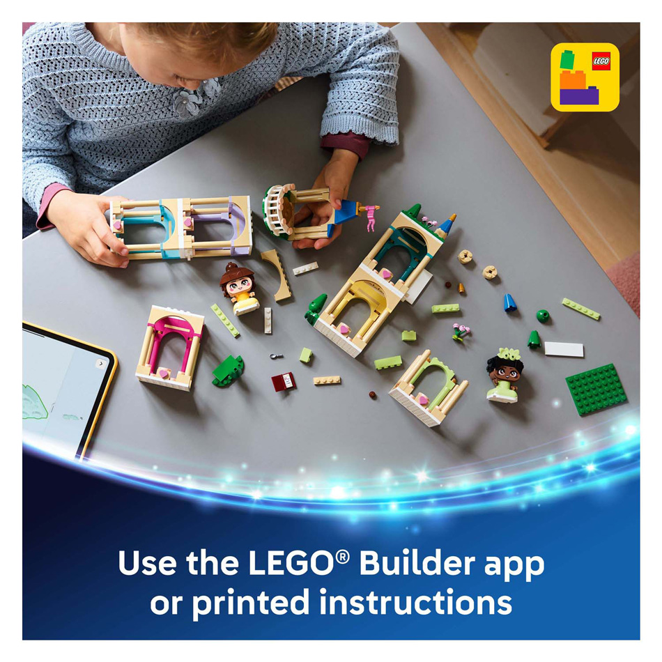 LEGO Disney Princess 43291 Mini Belle et Tiana avec château