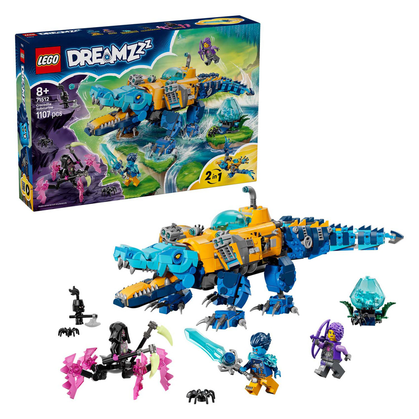 LEGO DREAMZzz 71512 Krokodilonderzeeer