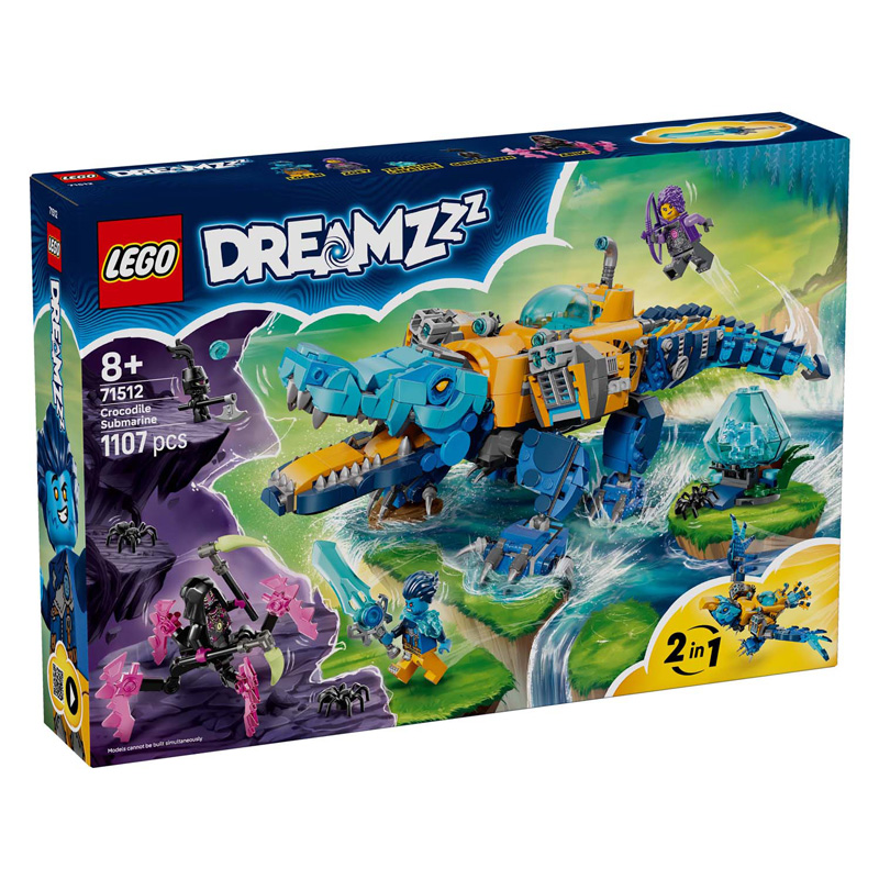 LEGO DREAMZzz 71512 Krokodilonderzeeer