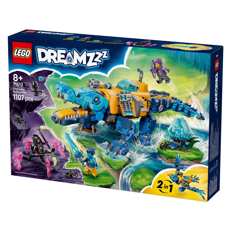 LEGO DREAMZzz 71512 Krokodilonderzeeer